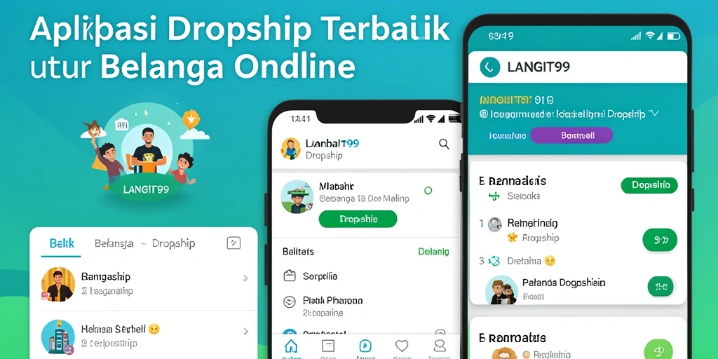 Tampilan antarmuka pengguna LANGIT99 yang menarik dan fungsional.